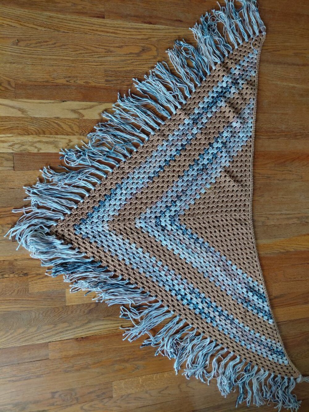 Handmade Crochet Shawl Wrap | Super Soft Boho Layering Piece One of a Kind
